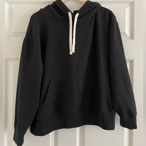 Slightly Cropped Hoodie Sweatshirt